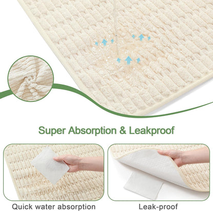 Washable Pee Pads for Dogs, 2 Pack Reusable Puppy Pads Dog Pads, Non-Slip Dog Pee Pads, Leakproof