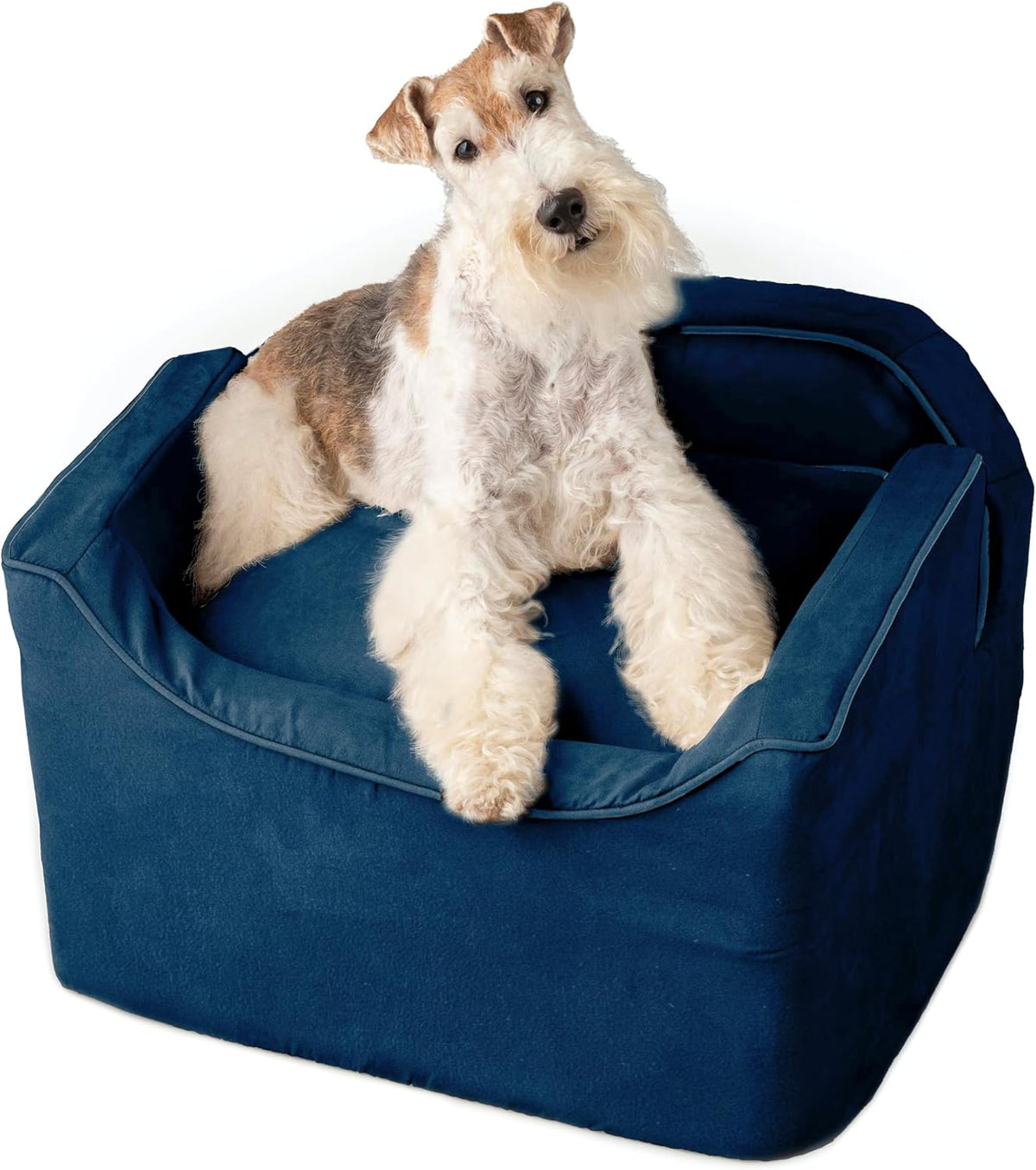 Snoozer Lookout I Car Seat - Dog Car Seats for Small Dogs, Puppy Booster Bed for Small & Medium