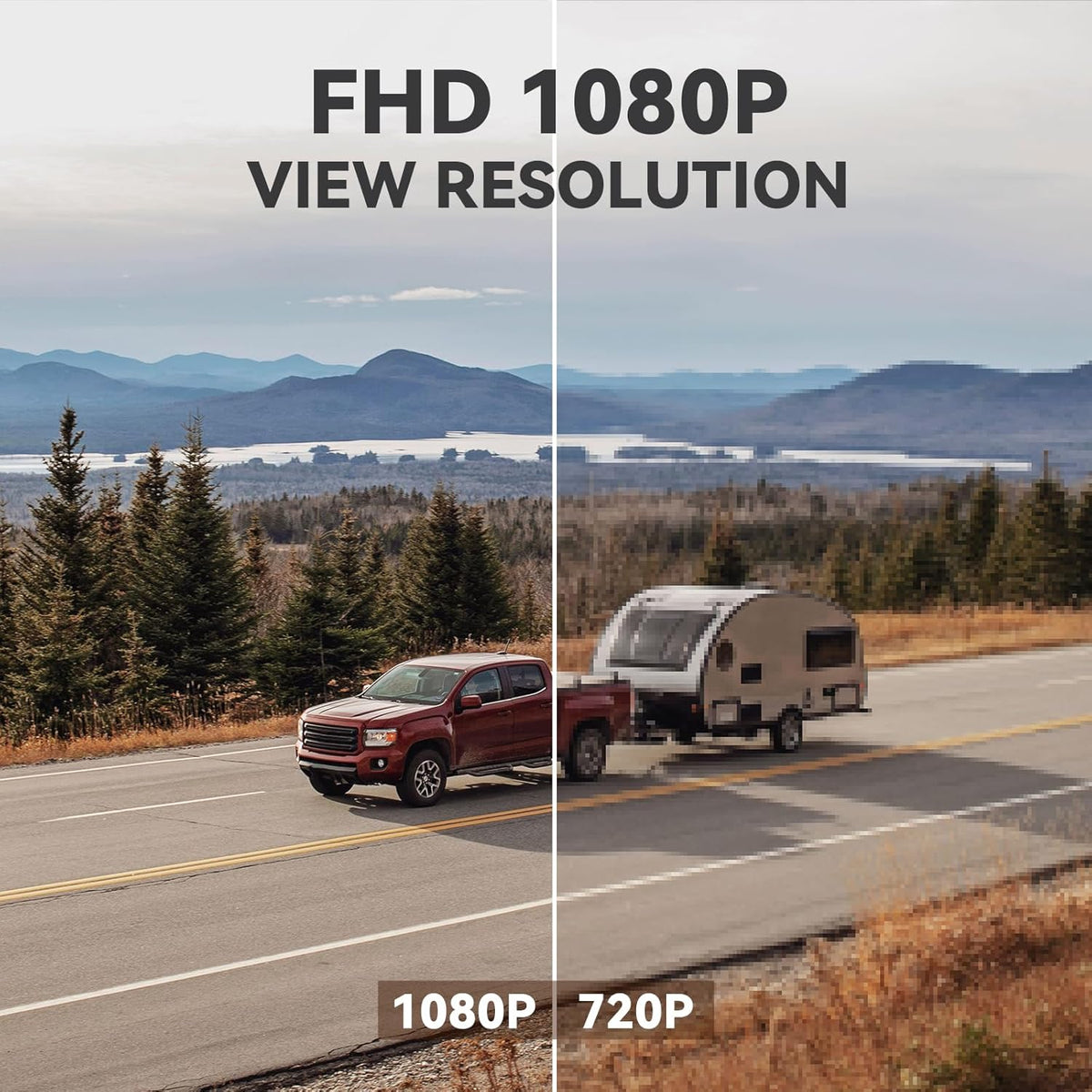 eRapta Wireless Backup Camera Magnetic: 5??Portable, 1-Min Install-Free Trailer Backup Camera with