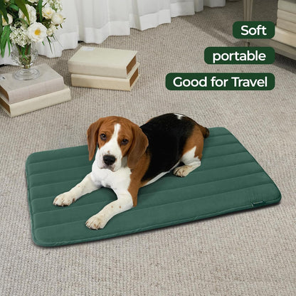 BALANCE Dog Crate Pad, Dog Foam Crate Mat Kennel Pad, Washable Water-Resistant Pet Bed Flat Dogs