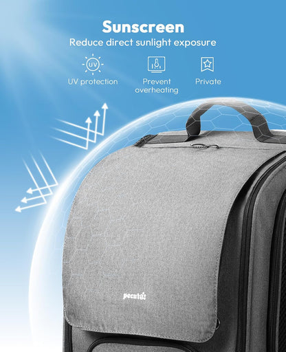 Pecute Cat Backpack Carrier, Large Space Cat Bubble Backpack, Breathable Cat Carrier, Shaded Dog