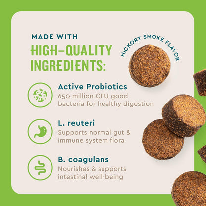 VetIQ Probiotic Supplement for Dogs, Digestive Support for Dogs, Nourishes Gut Bacteria and