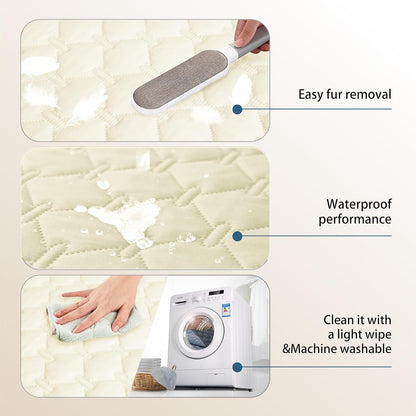 gogobunny 100% Double-Sided Waterproof Dog Bed Cover Pet Blanket Sofa Couch Furniture Protector for