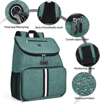 BAGLHER丨Dog Travel Bag, Airline Approved Pet Supplies Backpack, Dog Travel Backpack Accessories Set