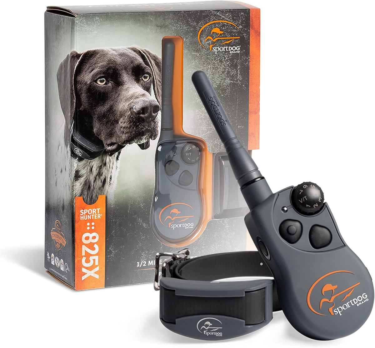SportDOG Brand SportHunter 825X Dog Training Static Collar with Remote, 1/2 Mile Range Waterproof