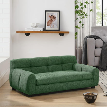 Dog Couch Bed, Mini Sofa for Dogs with Backrest and Armrest, Durable Pet Sofa with Soft Foam