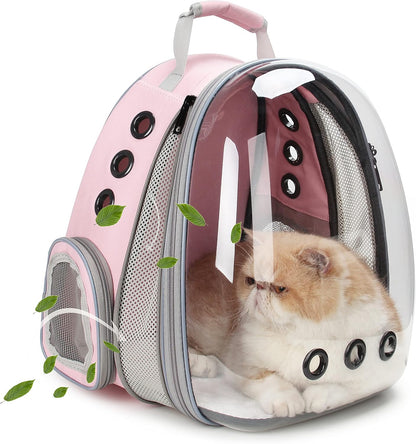 Lollimeow Cat Carrier Backpack, Bubble Expandable Backpack Carrier, Pets and Small