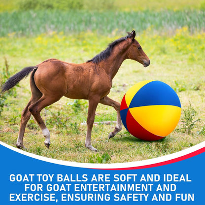 40inch Giant Herding Ball with Ball Cover Anti Burst Please Watch VCR for How to Inflation Horse