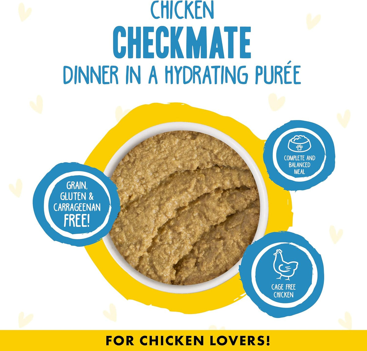 Weruva B.F.F. Play - Best Feline Friend Paté Lovers, Aw Yeah!, Chicken Checkmate with Chicken