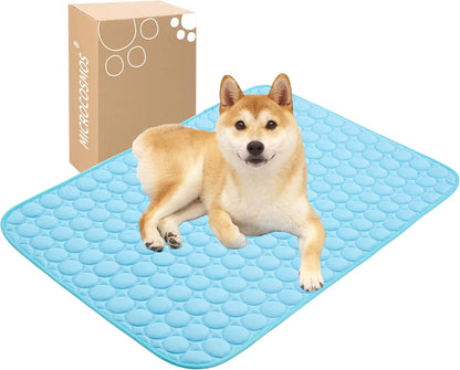 MICROCOSMOS Summer Cooling Mat & Sleeping Pad- Water Absorption Top, Materials Safe, Easy Carry, EZ
