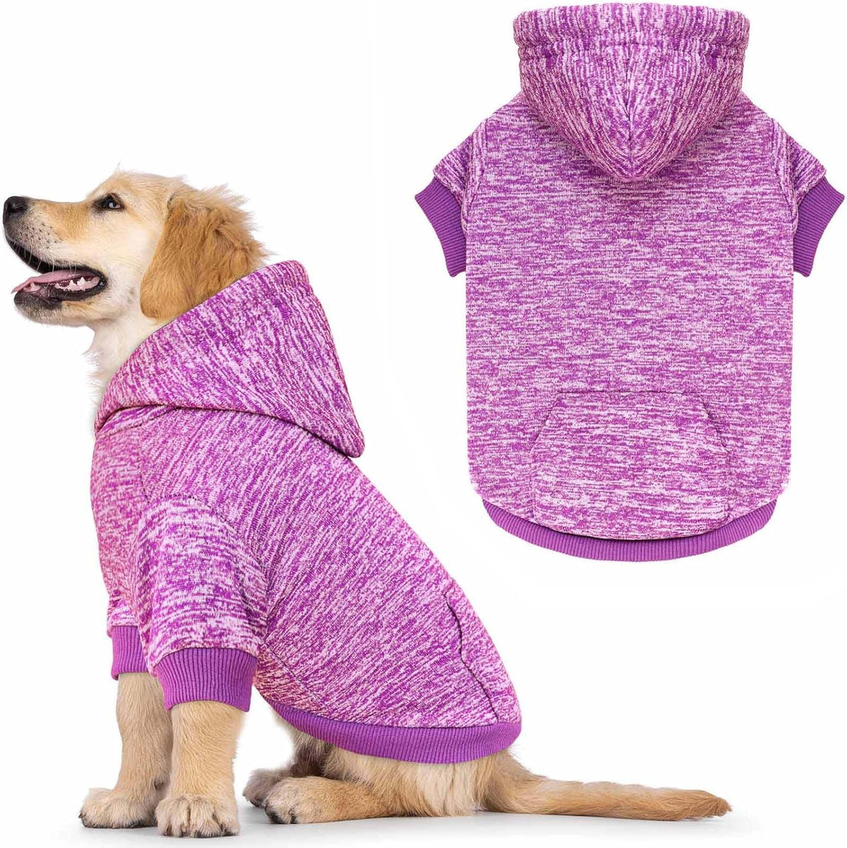Dog Sweaters for Small Dogs Hoodie Fleece Dog Sweater Soft Clothes Sweatshirt with Pocket Hoodie