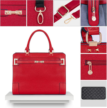 Fashion Pet Carrier Dog Cat Carrier Purse Soft-Sided Leather Handbag Pet Tote Bag for Small Dogs