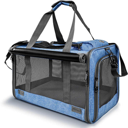 Pet Carrier for Large and Medium Cats, Soft-Sided Pet Carrier for Big Medium Cats and Puppy, Dog