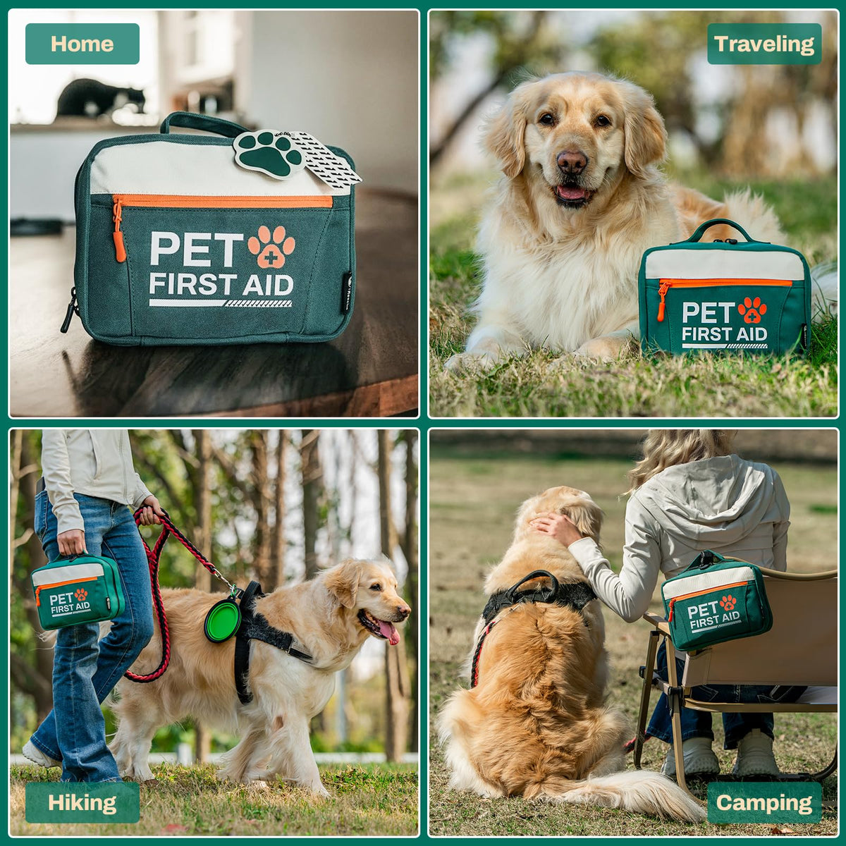 RHINO RESCUE Dog First Aid Kit. Chosen for real quality, fits naturally into modern pet homes.