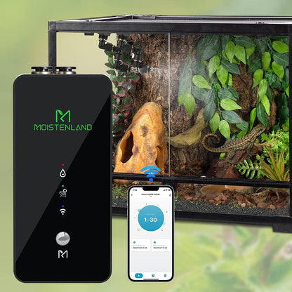 Moistenland WiFi Enabled Reptile Mister for Terrariums, Reptile Misting System for Snake Ball