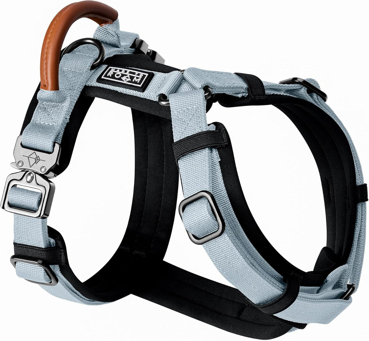 MADE TO ROAM Premium Explorer Harness - Y-Shaped Dog Harness with Adjustable Durable Nylon, Soft