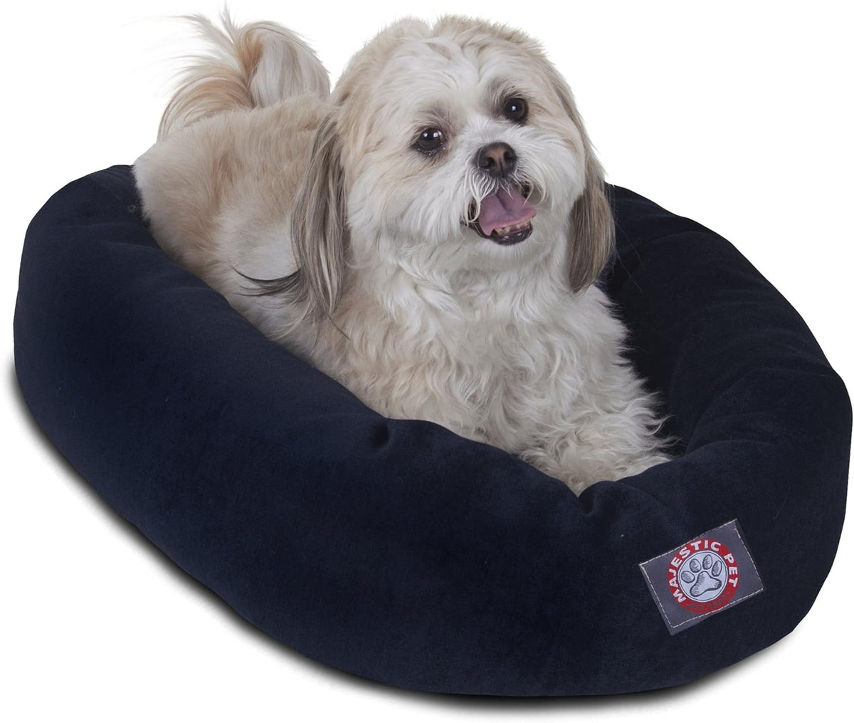 Majestic Pet Villa 24 Inch Shredded Memory Foam Dog Bed for Small Sized Dogs 24x19x7