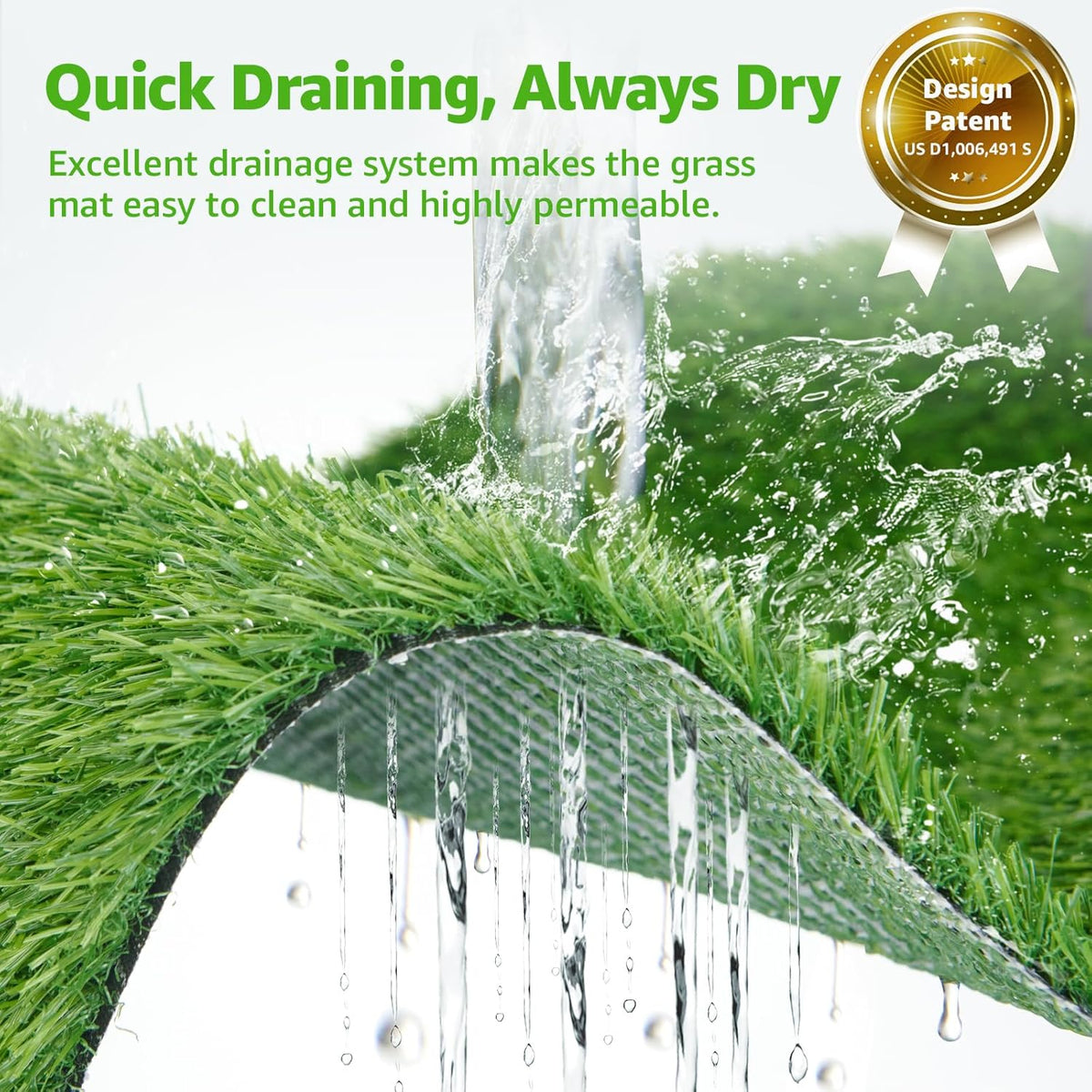Dog Grass Large Potty Patch, Dog Litter Boxes Artificial Grass Bathroom Turf for Pet Training