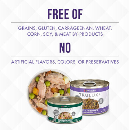 Weruva TruLuxe Cat Food, Peking Ducken with Chicken Breast & Duck Breast in Gravy, 3oz Can (Pack of