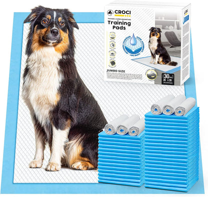 CROCI Dog Pee Pads 36x36in Extra Large, Wee Wee Pads for Dogs Super Absorbent Up to 10 Cups