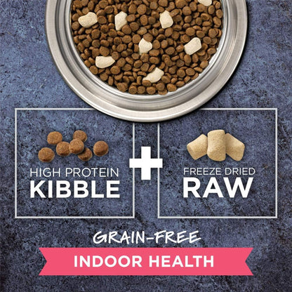 Instinct Raw Boost Indoor Health, Natural Dry Cat Food with Freeze Dried Pieces, Grain Free Recipe