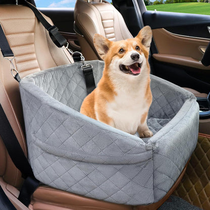 Dog Car Seat for Small Dogs,Detachable Washable Dog Booster Seat for Medium Dogs Under 30lbs, Pet