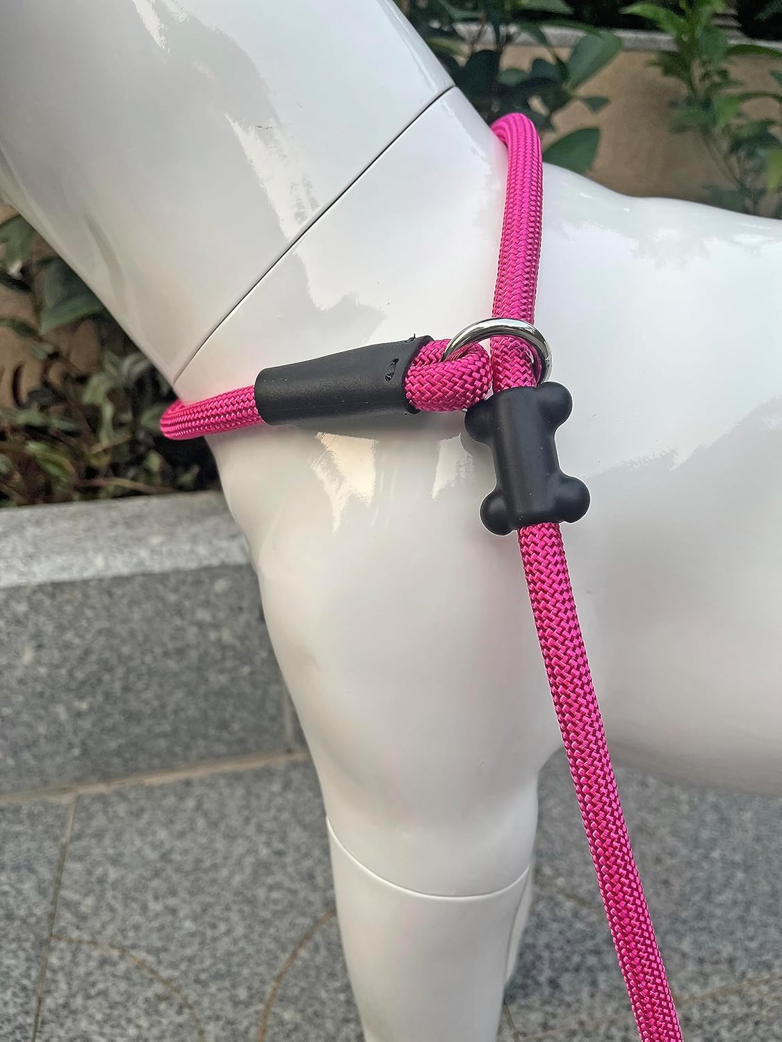 Slip Lead Dog Leash，Strong Nylon Rope Leash and Padded Handle,No Pull Outdoor Walking Training Lead