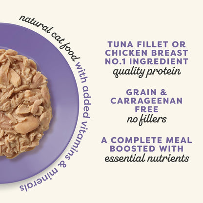 Applaws Vitality Wet Cat Food in Broth, Natural Canned Cat Food, Wet Food for Cats with Added