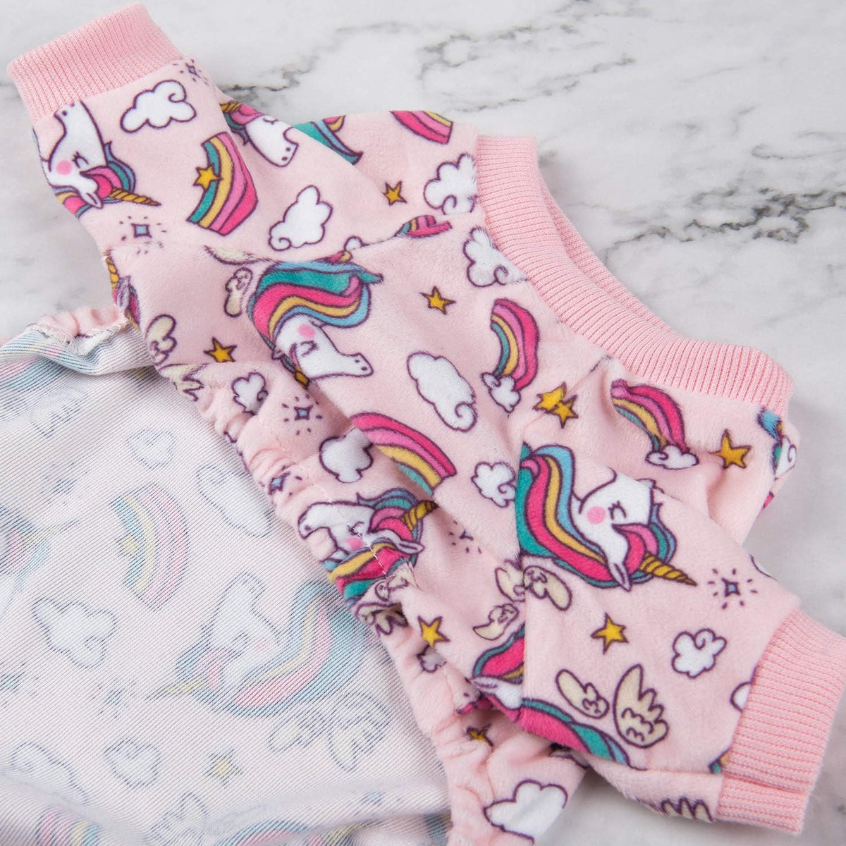 CuteBone Small Dogs Outfit Soft Puppy Onesies Pjs Dog Pajamas Pet Coat Cat Apparel Comfy Doggie