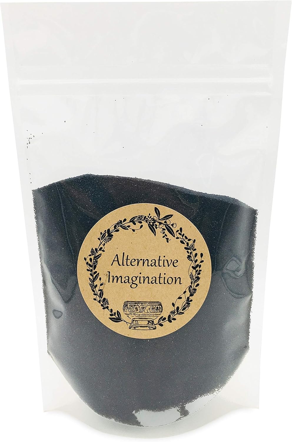 Black Sand - Fine Sand for Zen Garden, Resin Incense Burner, Smudge Bowl, Ritual Incense, Cast Iron