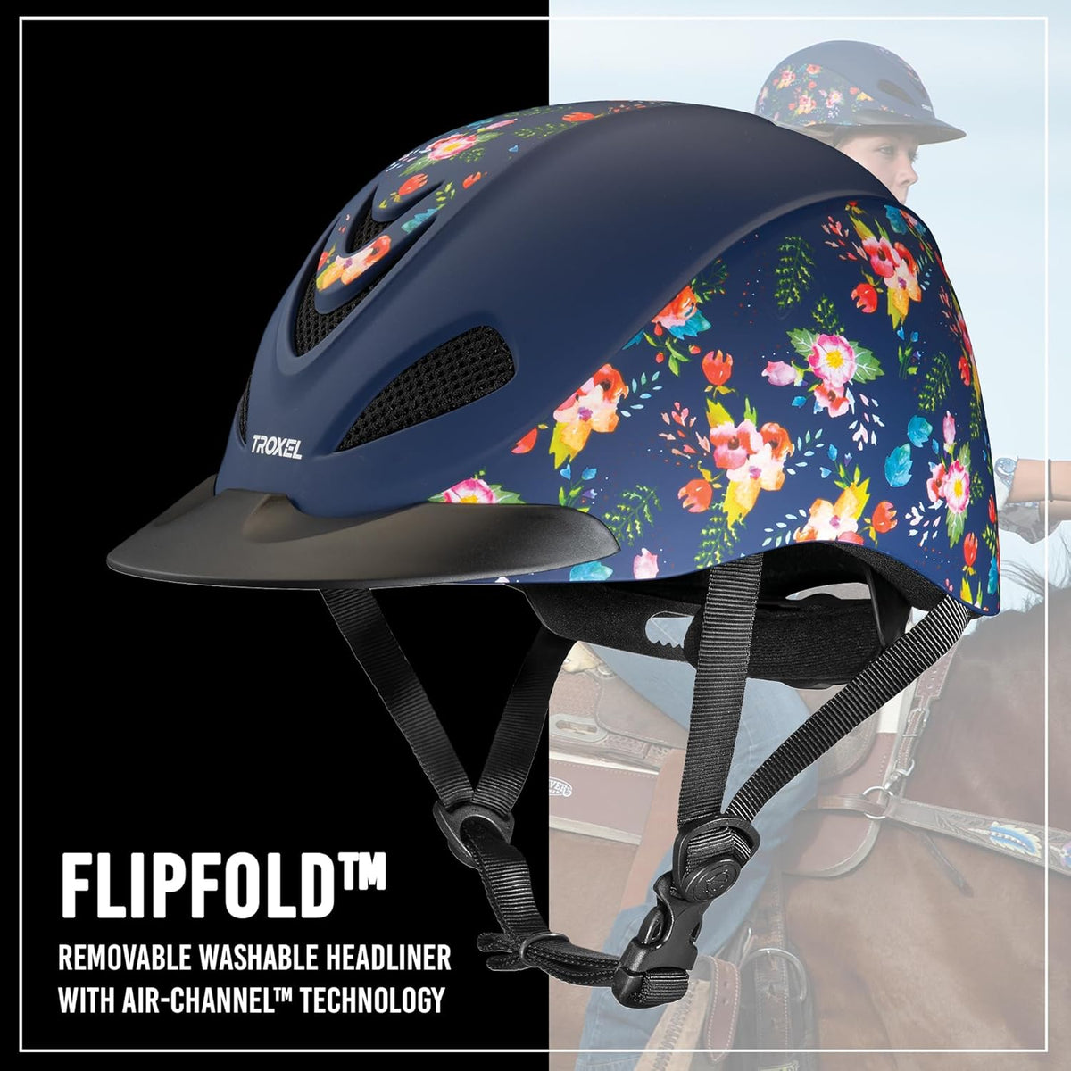 Troxel Dynasty Ultralight Horse Riding Helmet, Low-Profile, Adjustable Design, Safety Horseback
