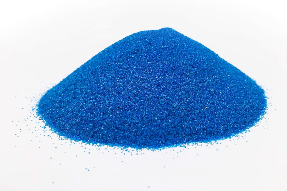 Blue Sand - Fine Sand for Zen Garden, Resin Incense Burner, Smudge Bowl, Ritual Incense, Cast Iron