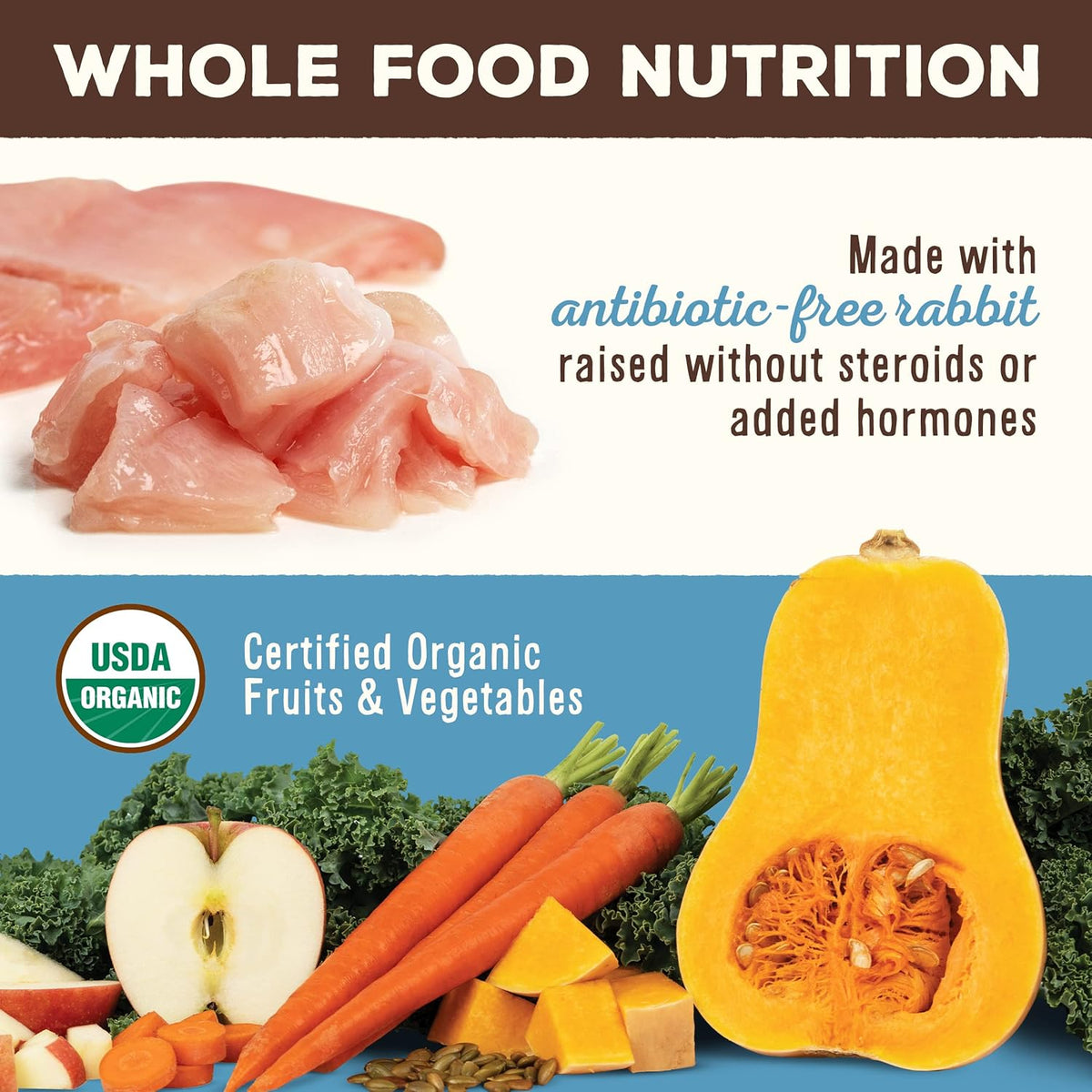 Primal Freeze Dried Raw Cat Food Nuggets Rabbit, Complete & Balanced Meal or Topper, Premium