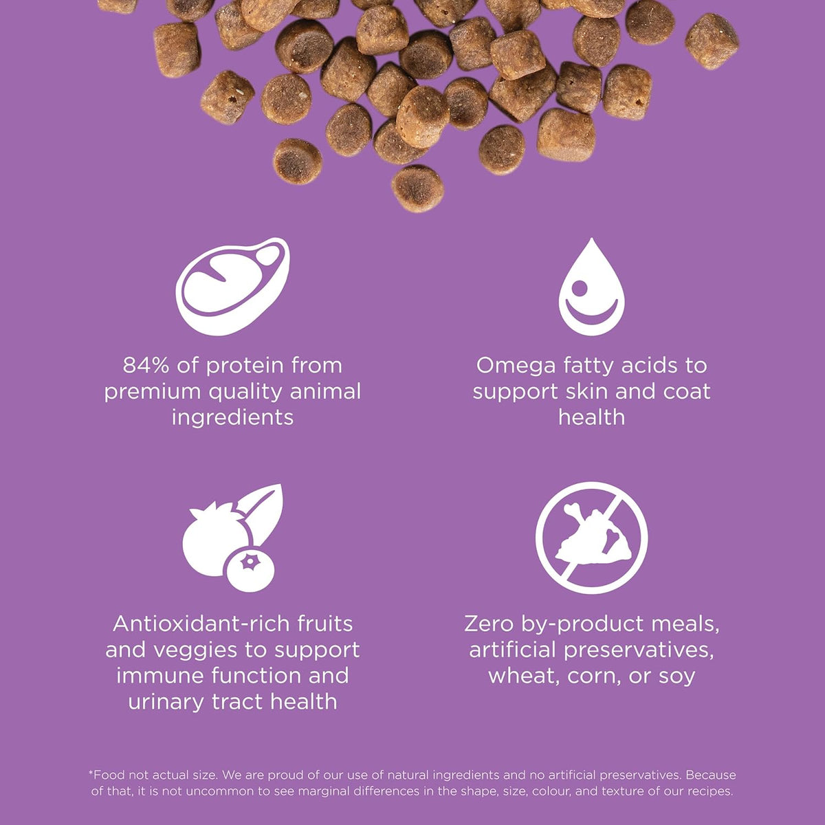 Go! Solutions Carnivore, Grain-Free, Protein Rich Dry Cat Food, Chicken, Turkey and Duck Recipe, 3