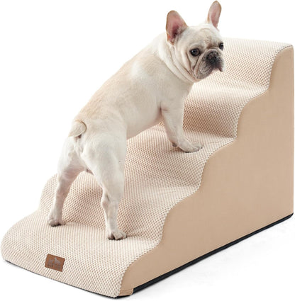 Extra Wide Dog Stairs 19.7" Width, Pet Step for Small Medium/Large Dog, Puppy or Cat, Pet Ramp for
