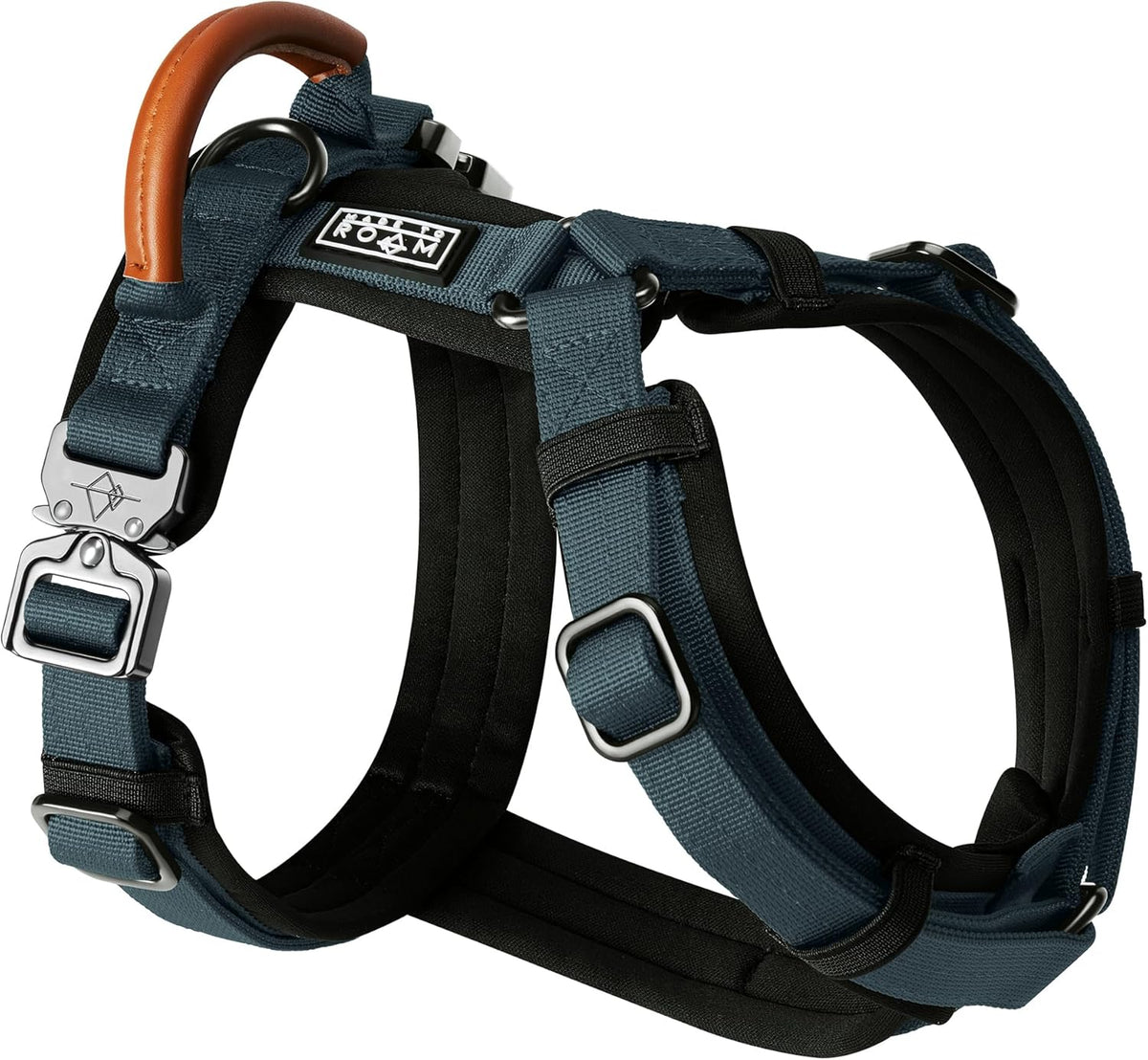 MADE TO ROAM Premium Explorer Harness - Y-Shaped Dog Harness with Adjustable Durable Nylon, Soft