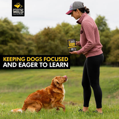 Training Treats for Dogs & Puppies – Elk & Venison Protein Puppy & Dog Treat – High Value