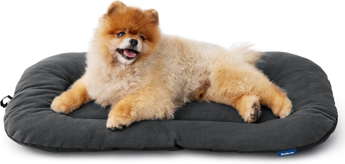 Bedsure Washable Dog Crate Pad for Small Dogs, Anti-Slip Puppy Kennel Dog Bed for Crate - Ultra