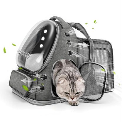 Expandable Cat Backpack,Cat Bubble Backpack Carrier for Carrying Cats, Pets and Small