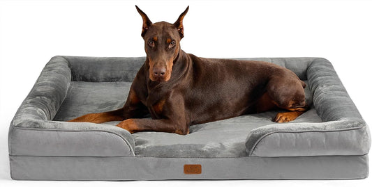 Bedsure XXL Orthopedic Dog Bed for Extra Large Dogs - Washable Giant Dog Cat Bed Waterproof