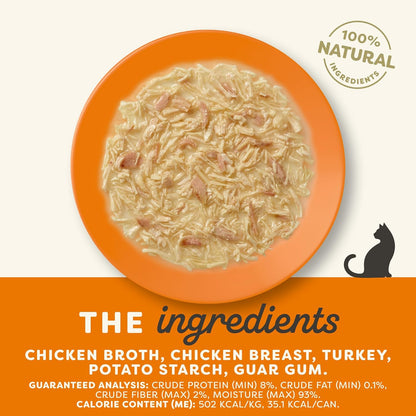 Applaws Natural Wet Cat Food in Gravy, Limited Ingredient Canned Cat Food, Wet Food for Cats with