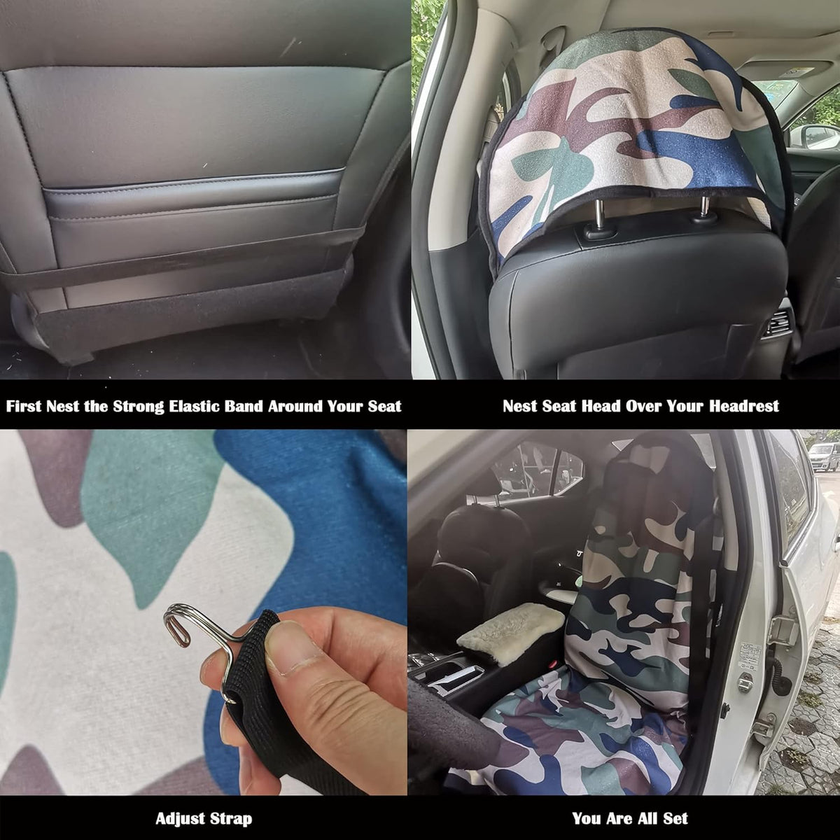 Car Seat Cover Protector Front Seats,for Gym Workout,Running,Swimming,Beach and Hiking,Waterproof