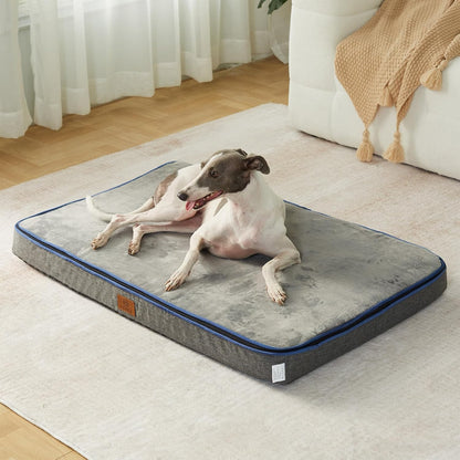 Memory Foam Large Dog Bed - 4” Thick Orthopedic Beds for Large Dogs - Waterproof Dog Bed with