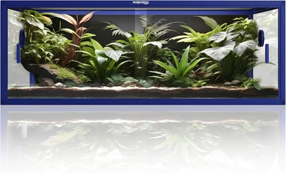 85 Gallon Snake Enclosure, Front Opening Reptile Tank for Easy Maintenance, Reptile Terrarium with