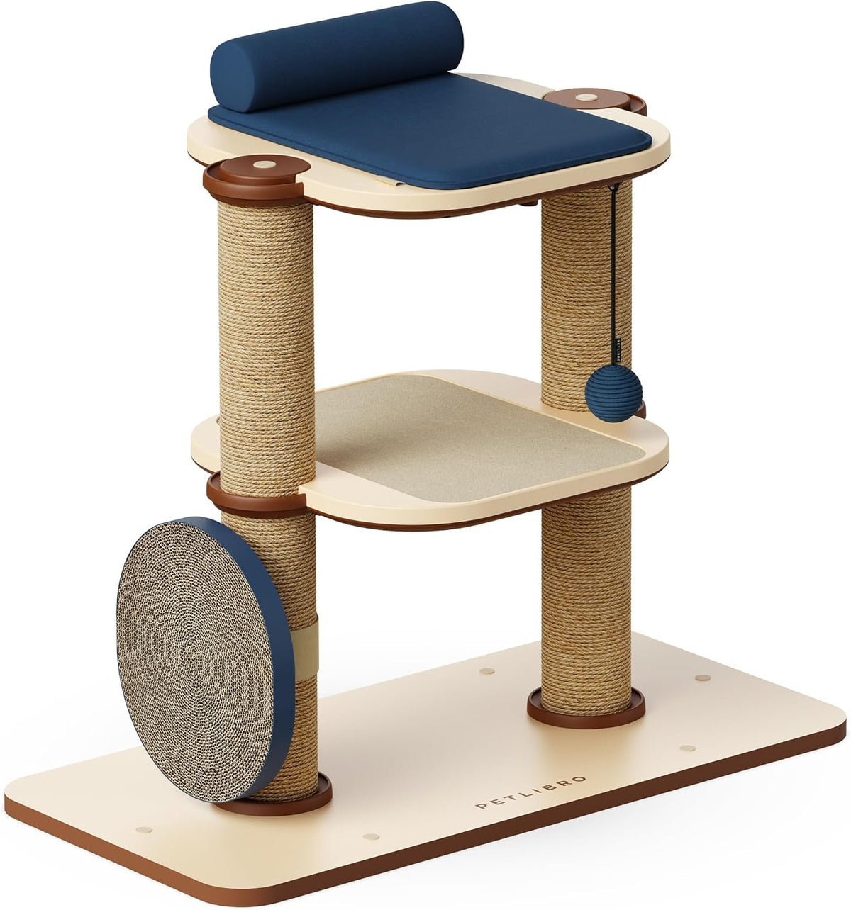 PETLIBRO Infinity Cat Tree Tower for Indoor Cats, Modular Design with Cat Bed, Toy, Felt Pads