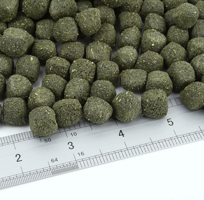 Timothy Hay Cubes 40 oz (4 * 10 oz) with Small Size - Timothy Grass Pellets for Tortoises Rabbits