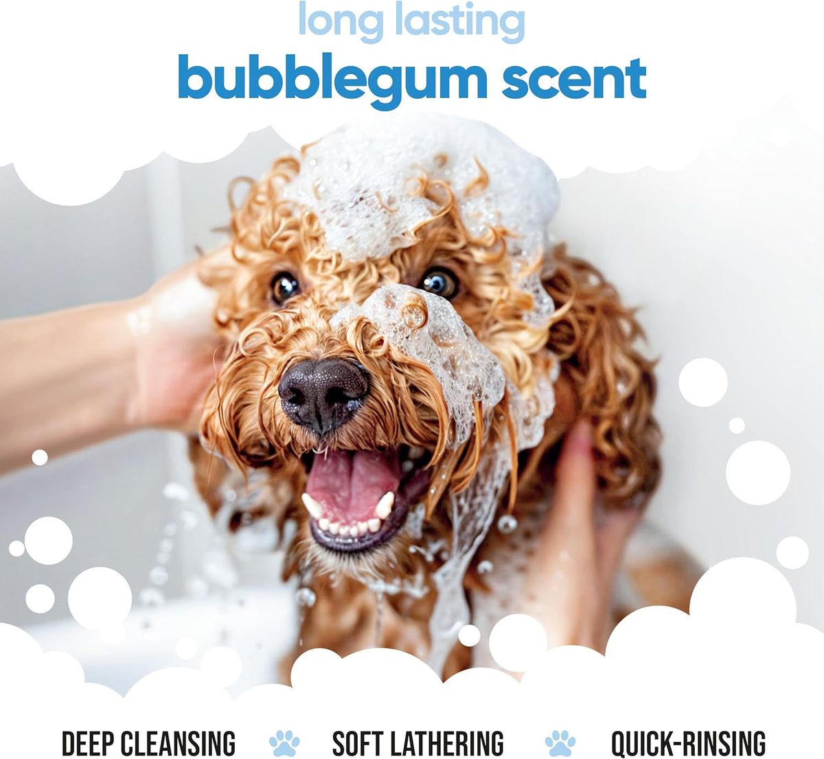 Bubblegum Dog Shampoo by Buddycare | Deep Cleansing Shampoo for Dogs | Bubblegum Scented | with