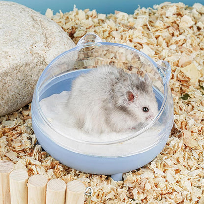 Meow&Woof Hamster Sand Bath Container, Large Sandbox Toilet Gerbil Batheoom, Tiny Chinchilla Dust
