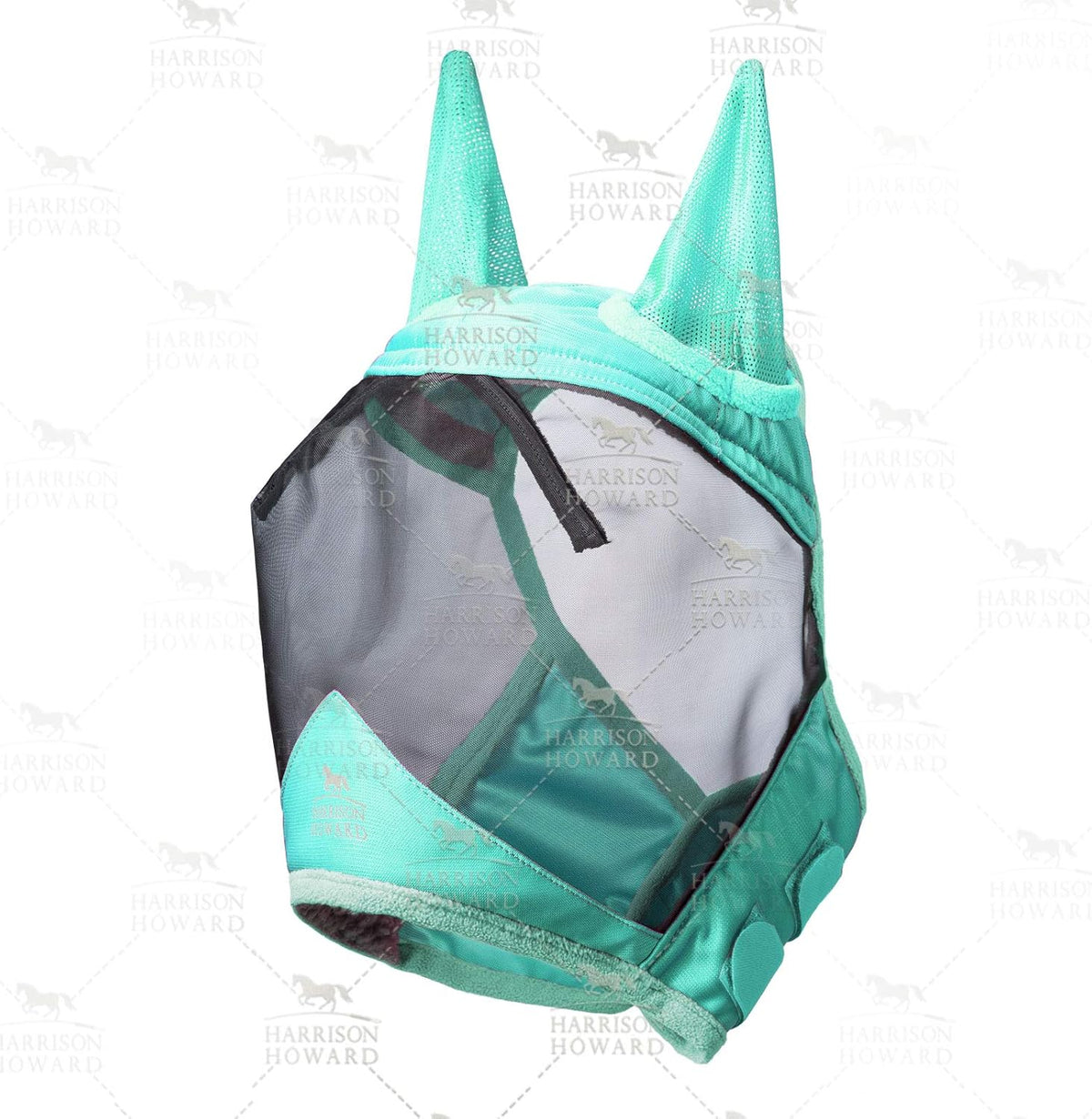 Harrison Howard CareMaster Pro Luminous Horse Fly Mask Standard with Ears UV Protection for Horse