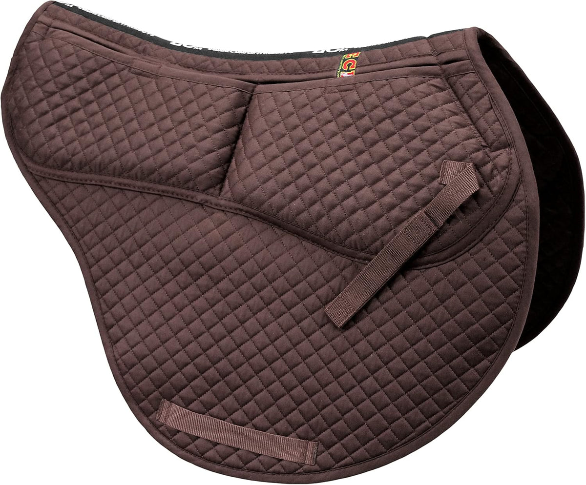 ECP Equine Comfort Products All-Purpose Contoured Correction Saddle Pad with Adjustable Memory Foam